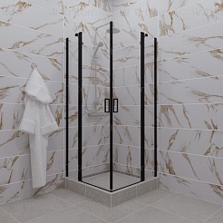 Triton Душевой уголок Тау-Блэк 90x90 – фотография-6